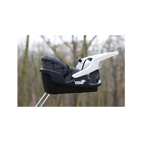 Dogrider Dog Seat + Korb - Grau