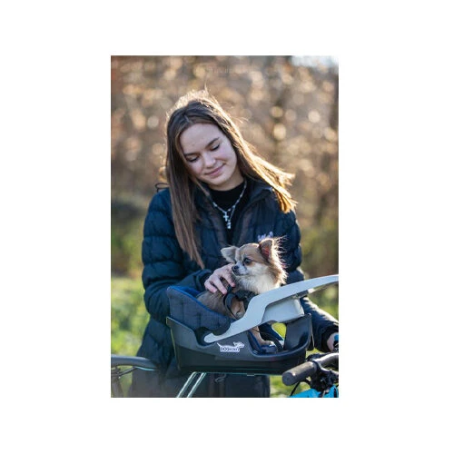 Dogrider Dog Seat + Korb - Grau – Bild 7