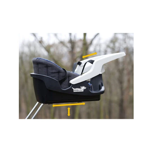 Dogrider Dog Seat + Korb - Grau – Bild 8