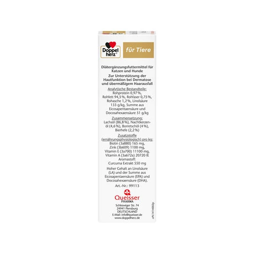 Doppelherz Haut & Fell Öl Omega-3 Für Katzen Und Hunde – Bild 4