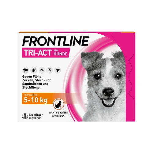 Frontline Tri-Act Gegen Zecken, Flöhe Und Fliegende Insekten Für Hunde – Bild 3