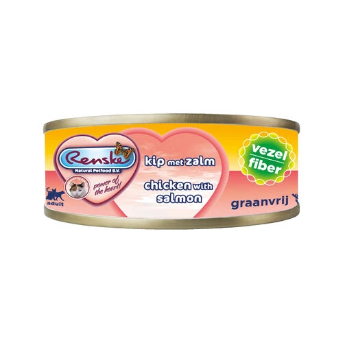 Renske Fiber Nassfutter - Katzenfutter - Huhn & Lachs