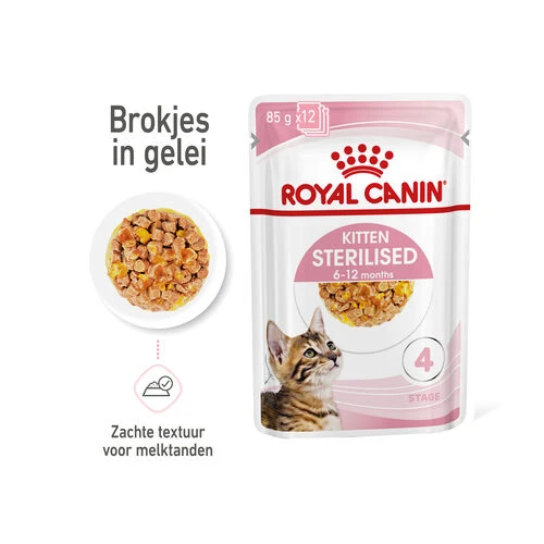 Royal Canin Kitten Sterilised Gelee - Beutel â Bild 6