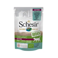 Schesir Kitten Bio - Huhn - Portionsbeutel
