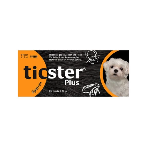 Ticster Plus Spot-on Hund 4-10 Kg