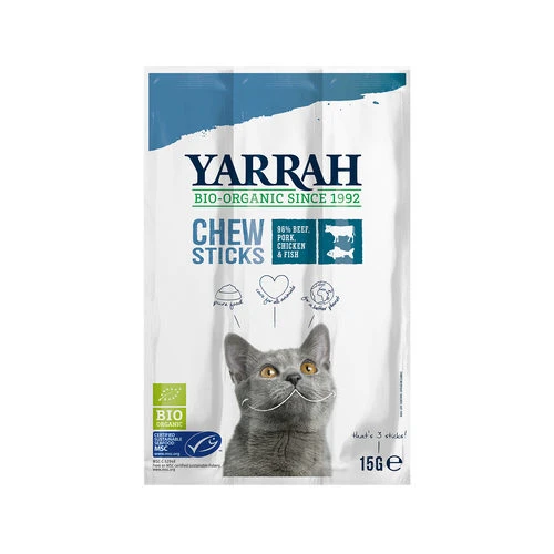 Yarrah - Kaustick Mit Fisch Für Die Katze Bio